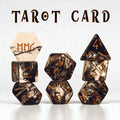 Tarot Card Resin Dice Set